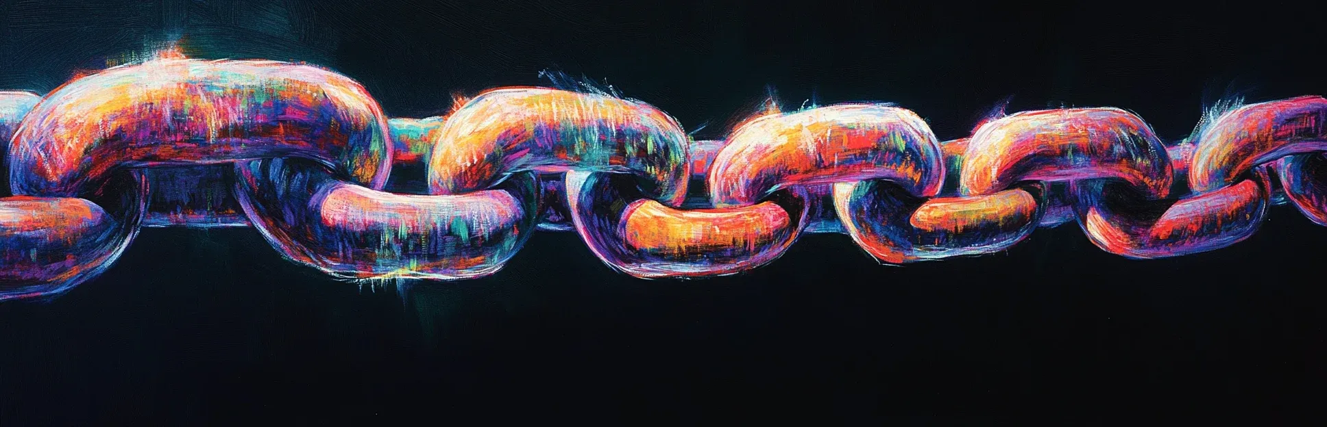 Pintura expresionista con lápices pastel neón sobre fondo negro de una campana dorada irradiando ondas de luz de colores, representando el condicionamiento clásico de Pavlov como base del conductismo en el diseño instruccional.
